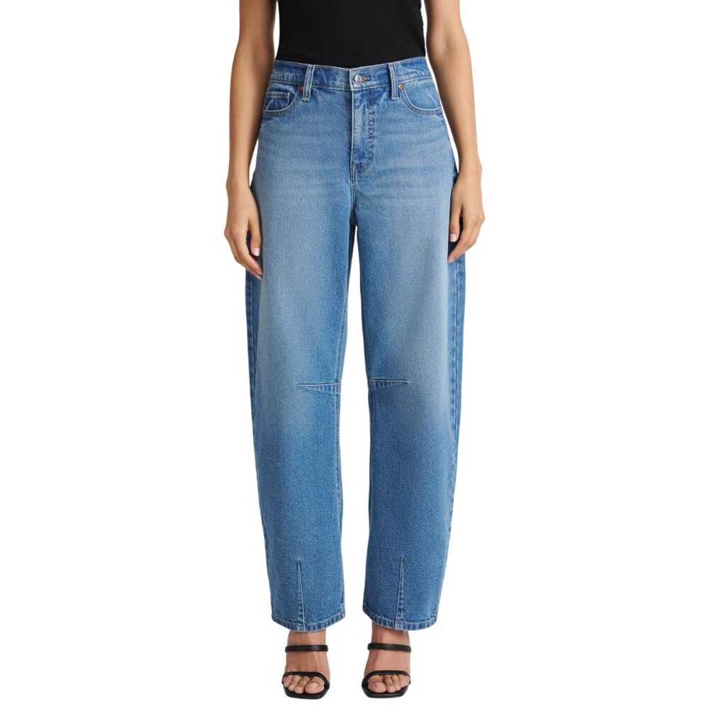 Sofia Vergara Blue Jeans Women's Barrel Wide Leg Super High Rise Sizes 12-16